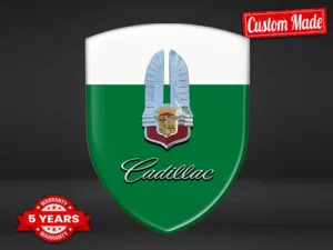 Cadillac Pegatinas Cúpula Resina Estilo Limitado Emblema Premium ST